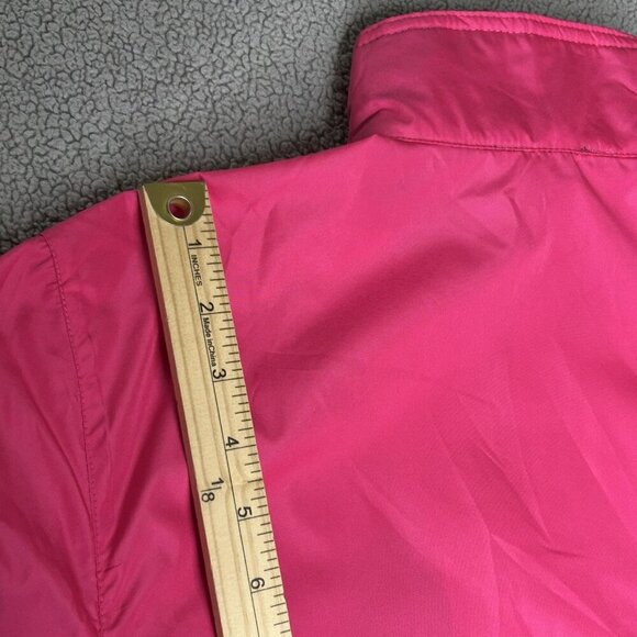 Lauren Ralph Lauren Jacket Womens Large Pink Crest Windbreaker Sporty Activewear - Picture 16 of 16